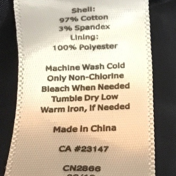 Talbots Navy Nautical Rope Skirt Stretch Pockets Women’s Size 2P - Picture 4 of 4